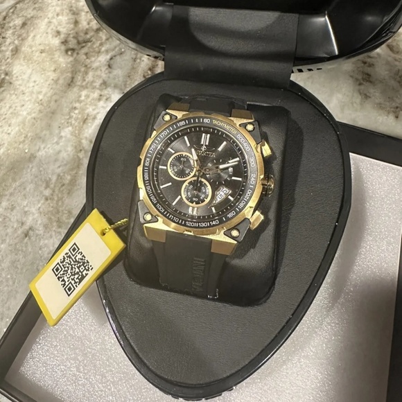 Invicta 45mm Rally S1 Quartz Multifunction Dual Time Helmet w/Case NIB w/Tags - Picture 1 of 12